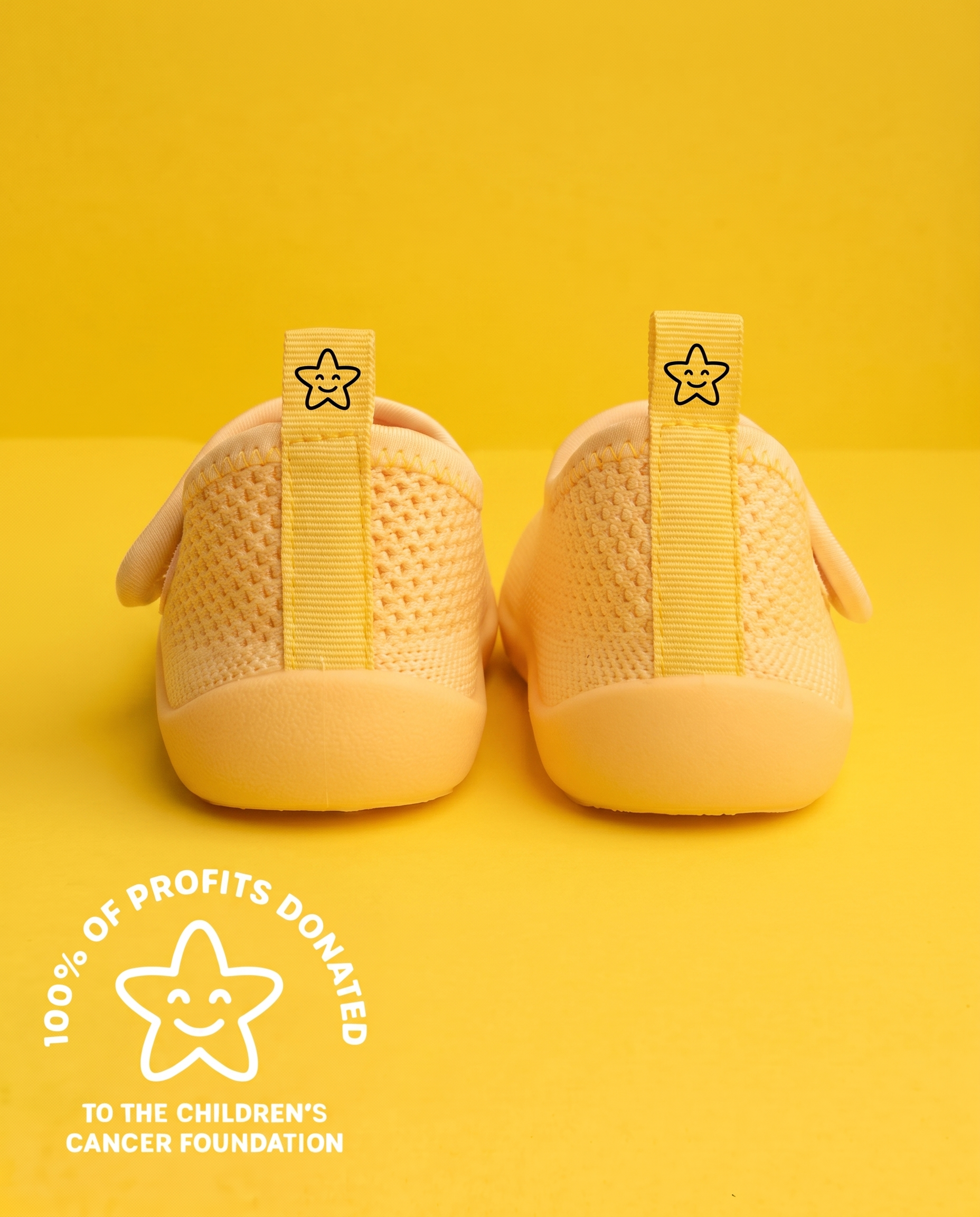 BABYSTAR YELLOW - LITTLESTEPS™ VELCRO WALKERS