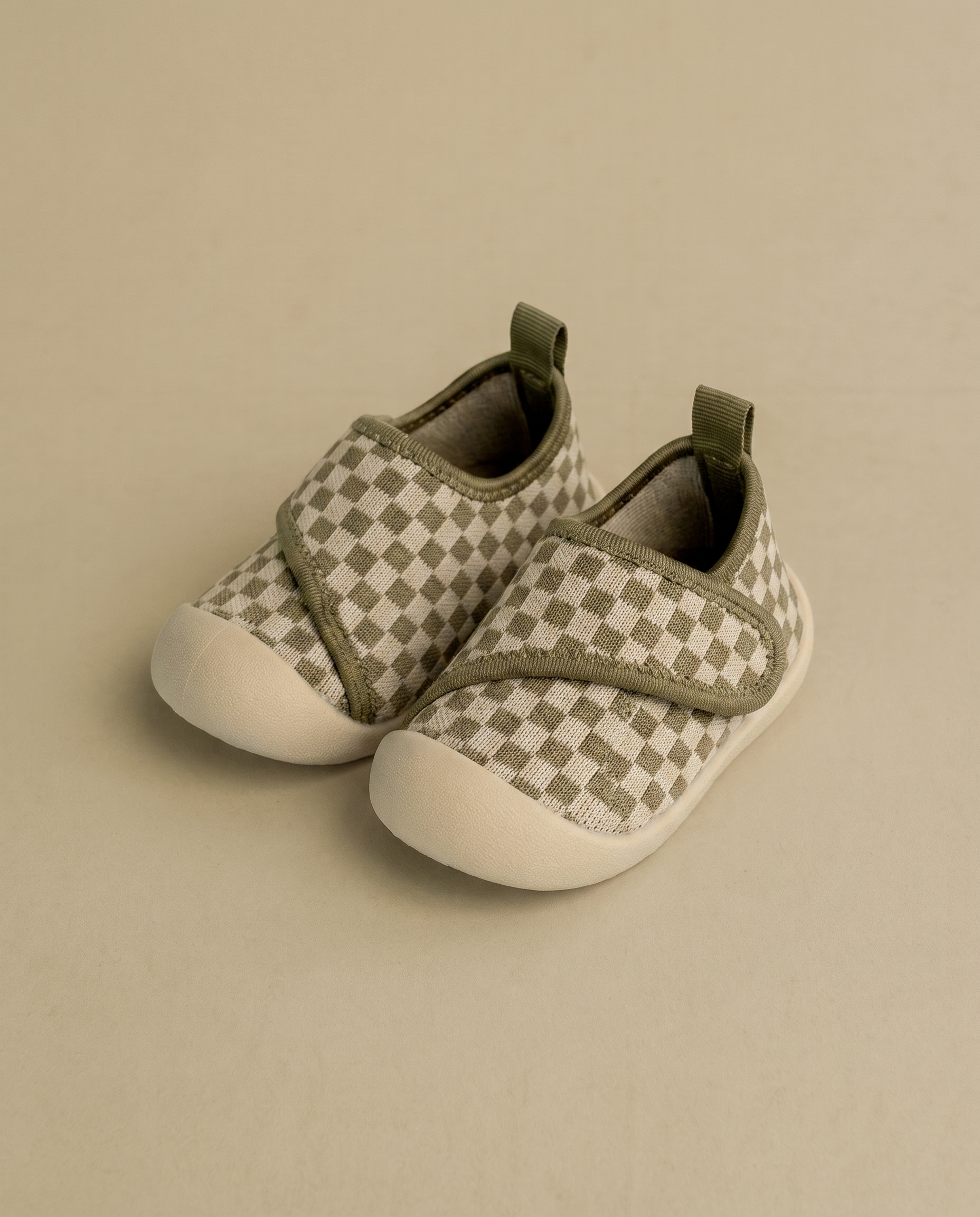 Olive Checker - LITTLESTEPS™ VELCRO WALKERS