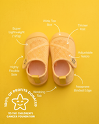 BABYSTAR YELLOW - LITTLESTEPS™ VELCRO WALKERS