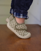 Olive Checker - LITTLESTEPS™ VELCRO WALKERS