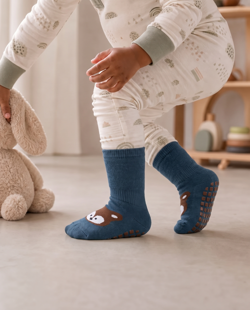 6 Pack Grip Socks - ANIMALS