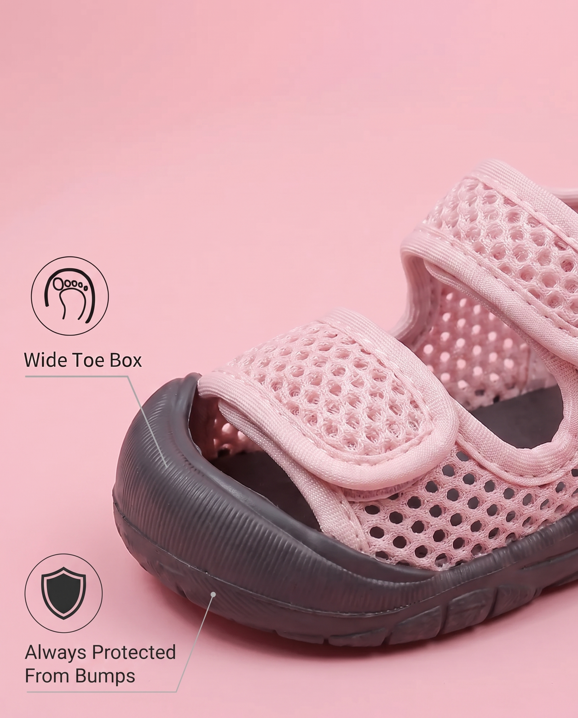 Light Pink - LittleSteps™ SANDALS