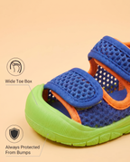 ORANGE/BLUE - LittleSteps™ SANDALS - LIMITED EDITION