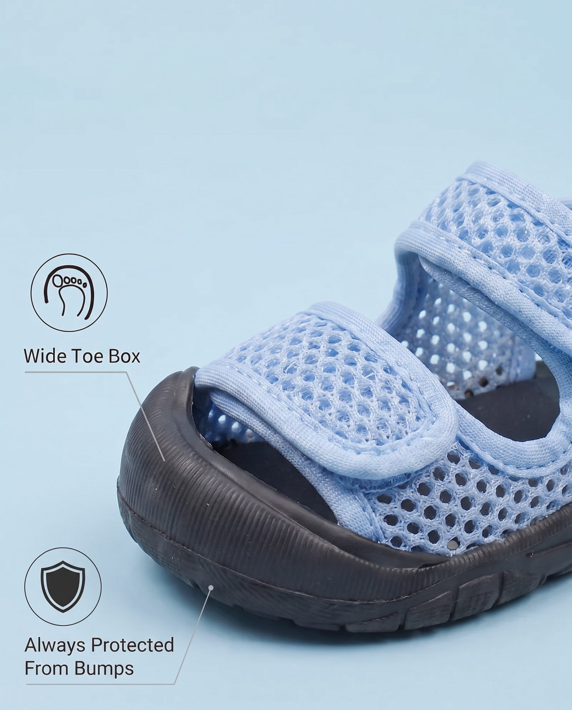 Light Blue - LittleSteps™ SANDALS
